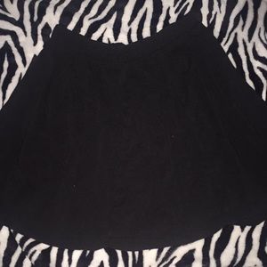 black skirt